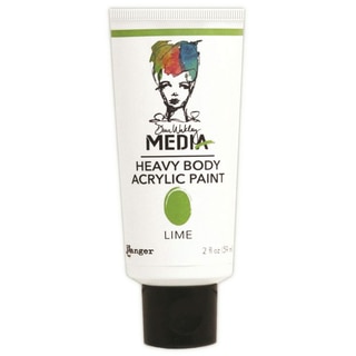 Dina Wakley Media Heavy Body 2oz Acrylic Paints-Lime