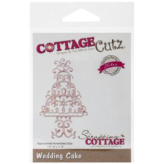 CottageCutz Elites Die 1.8inX3in-Wedding Cake