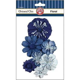 Oriental Chic Paper Florals 7/Pkg