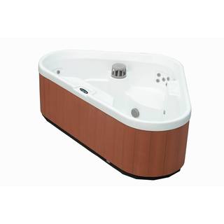 Aston 3-Person 30-Jet Dual Insulated Hot Tub Spa with Lounger in White