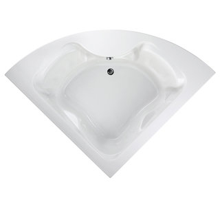 American Standard Cadet 5-foot White Acrylic Bathtub with Reversible Drain