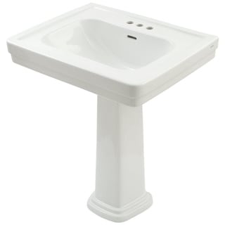 Toto Promenade Sink and Pedestal Sink with 8-inch Center