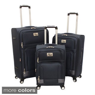 Chariot Genoa Deluxe 3-piece Lightweight Spinner Luggage Set