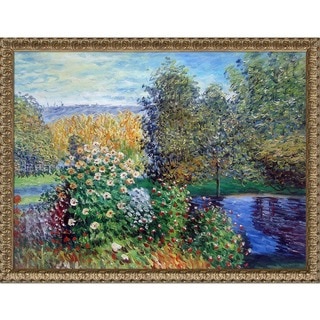Claude Monet 'Corner of the Garden' Hand Painted Oil Reproduction