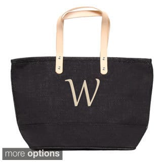 Personalized Black Nantucket Tote