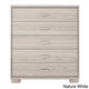 Manhattan Comfort White High Gloss 5-drawer Astor Dresser - Thumbnail 3