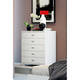 Manhattan Comfort White High Gloss 5-drawer Astor Dresser - Thumbnail 0