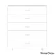 Manhattan Comfort White High Gloss 5-drawer Astor Dresser - Thumbnail 4