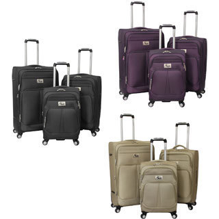 Chariot Taranto 3-piece Polyester Spinner Luggage Set