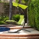 La Vida Steel Hanging Chair by Christopher Knight Home