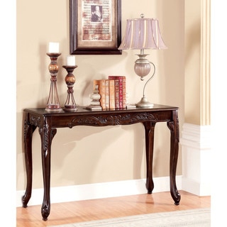 Furniture of America Mariefey Classic Cherry Sofa Table