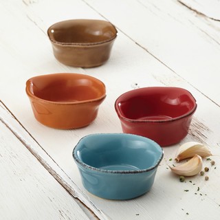 Rachael Ray Cucina Stoneware 4-piece Assorted Dipping Cup Set