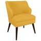 Thumbnail 1, Made to Order Modern Chair in Twill Bright Yellow.
