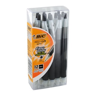 BIC Velocity Retractable Ballpoint Pens (Pack of 12)