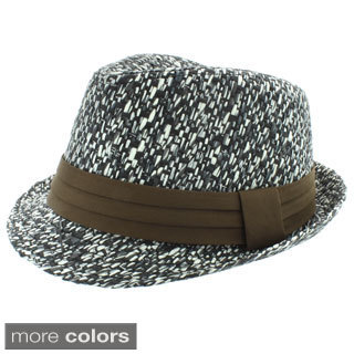 Faddism Men's Fashion Paper Straw Fedora Hat
