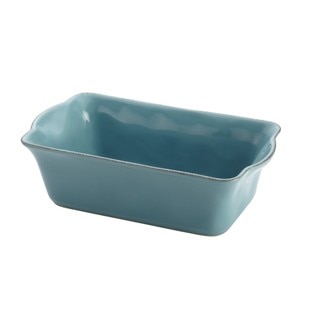 Rachael Ray Cucina Stoneware 9 x 5-inch Agave Blue Loaf Pan