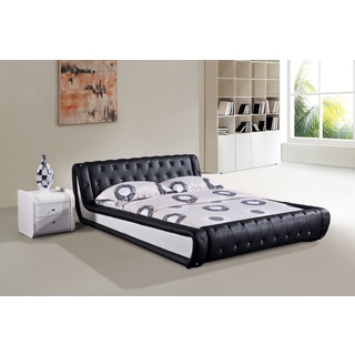 Dorian 2-piece Black and White Modern Bed