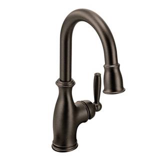 Moen Brantford Oil Rubbed Bronze One-handle High Arc Pull-down Bar Faucet