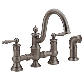 Moen Waterhill Oil Rubbed Bronze Two-handle High Arc Kitchen Faucet