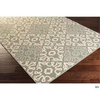Meticulously Woven Olivia Contemporary Geometric Indoor/Outdoor Area Rug (6' x 9')