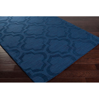 Hand-Woven Ali Tone-on-Tone Moroccan Trellis Wool Rug (4' x 6')