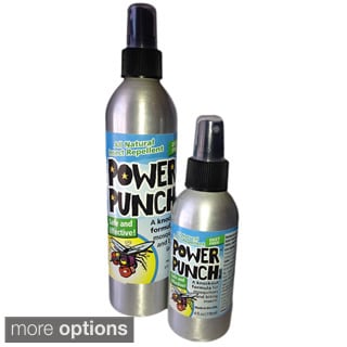 Power Punch Brand All Natural Insect Repellent with Bonus Pocket Sprayer