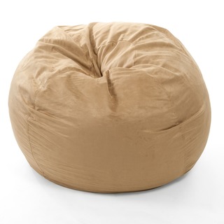 Christopher Knight Home Paige Faux Suede 3-foot Lounge Beanbag Chair