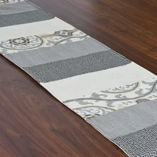 Oh Suzani Metal 12.5 x 71-inch Pieced Table Runner