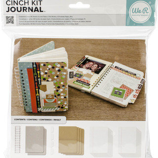 Cinch Journal Kit 8"X9"-Covers, Pages & Wire