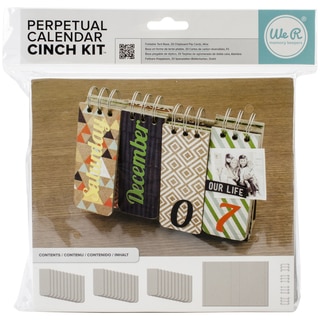 Cinch Perpetual Calendar Kit 8.75"X9.25"-Covers, Pages & Wire