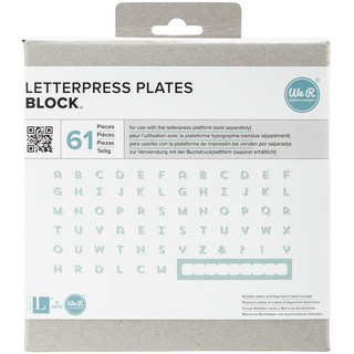 Lifestyle Letterpress Plates-Block