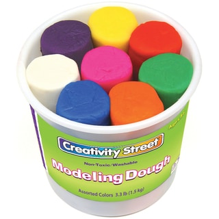 Modeling Dough Bucket Assortment 4oz 8/Pkg -Assorted Colors