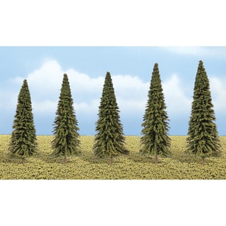 Evergreen Trees 2" To 3.5" 5/Pkg