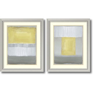 Caroline Gold 'Half Light- set of 2' Framed Art Print 27 x 33-inch Each