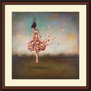 Duy Huynh 'Boundlessness in Bloom' Framed Art Print 34 x 34-inch
