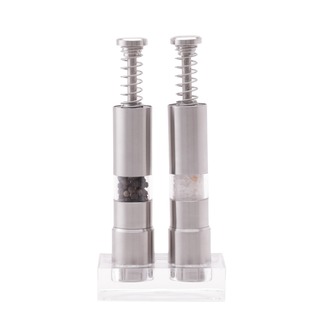 Epare Stainless Steel Salt and Pepper Grinder Set