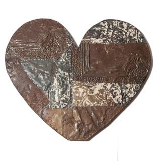 Ozark Folk Art Reclaimed Tin Heart