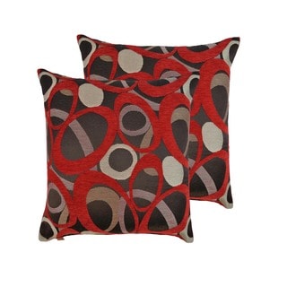Sherry Kline Oh Red 20-inch Throw Pillows (Set of 2)