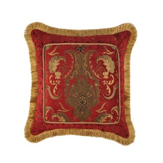 Sherry Kline China Art Red 20-inch Fancy Luxury Pillow