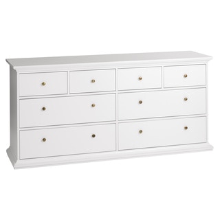 Sonoma White Contemporary 8-drawer Double Dresser
