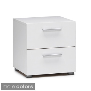 Austin Streamline Foiled 2-drawer Nightstand