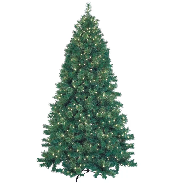7.5-foot Deluxe Pre-lit Artificial Christmas Tree With Metal Base