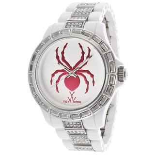 ToyWatch Women's K18WH Spider White Stainless Steel Watch