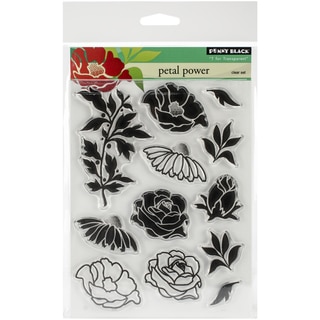 Penny Black Clear Stamps 5"X6.5" Sheet -Petal Power
