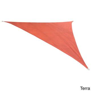Cool Area Oversized Triangle Sun Shade Sail (16'5) with Stainless Steel Hardware Kit