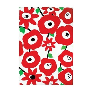 Blossom Red Cotton Kitchen Towel