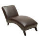 Thumbnail 3, Finlay Leather Chaise Lounge by Christopher Knight Home. Changes active main hero.