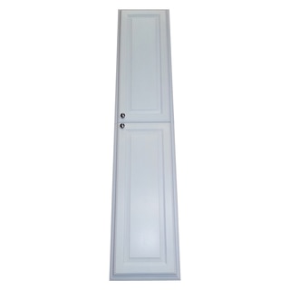 72-inch Recessed White Plantation Pantry Storage Cabinet
