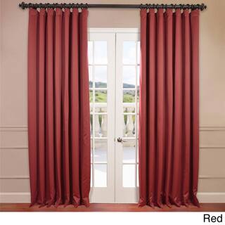 Exclusive Fabrics Extra Wide Thermal Blackout Grommet Top 96-inch Curtain Panel