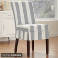 Cabana Dining Chair Relaxed Fit Slipcover with Buttons